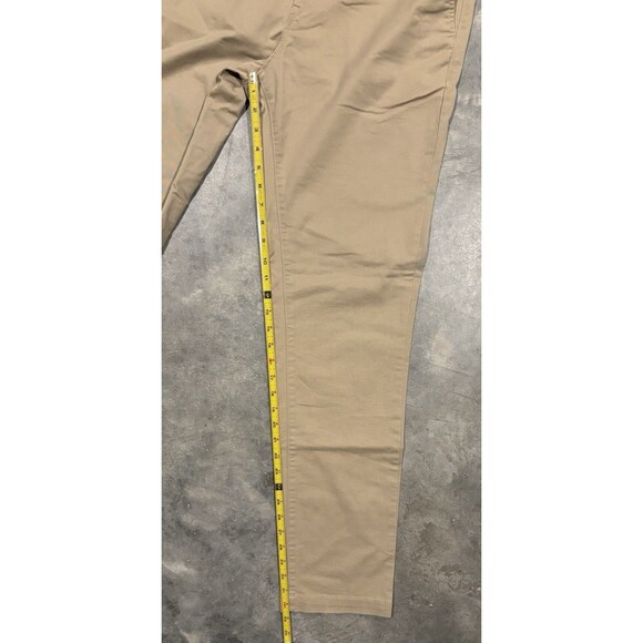 Express Men’s Pants Stretch 365 Comfort Slim Khaki 32x34 - Picture 5 of 7